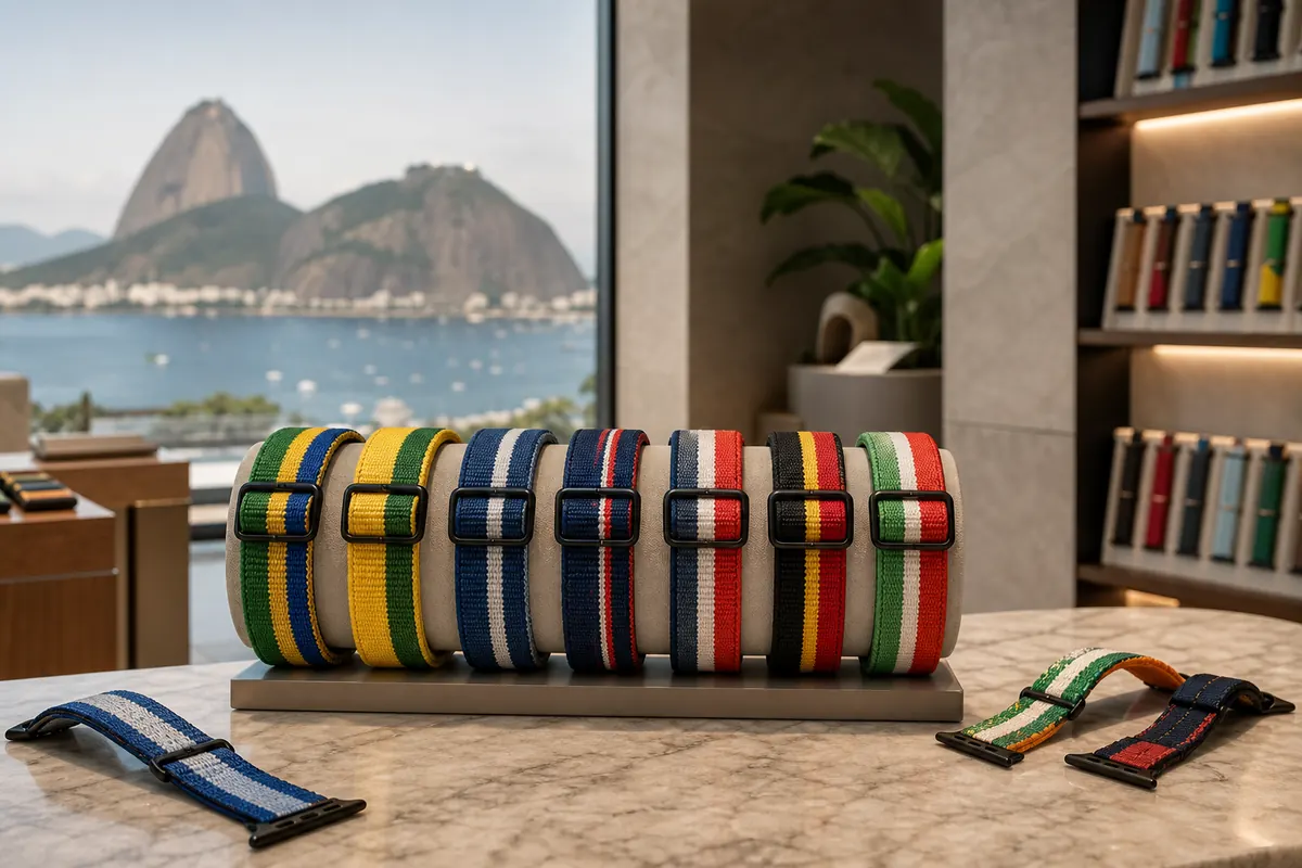 Nas lojas do Rio, Apple venderá pulseiras especiais do Apple Watch para os Jogos Olímpicos