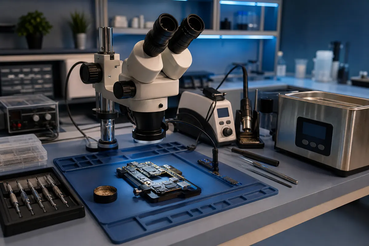 SEU APARELHO CAIU NA AGUA OU MOLHOU E NÃO LIGA A FIX LAB É ESPECIALISTA EM REPARO DE PLACA