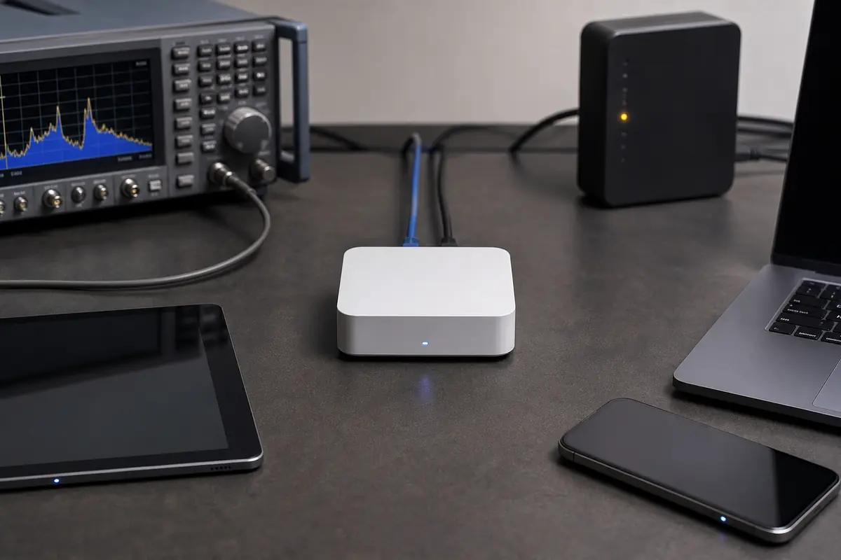 Some third-party devices may not see 5GHz AirPort base station Wi-Fi networks
