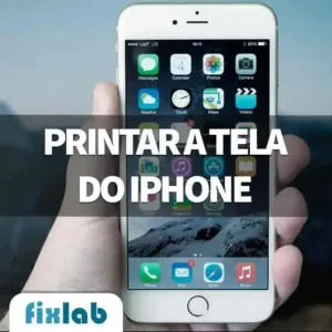 printar a tela do iphone